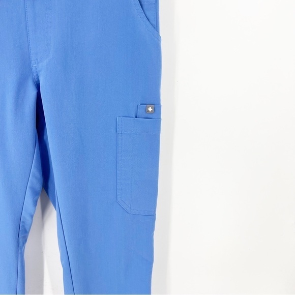 ✅ FIGS Yola™ Skinny Scrub Pants IN CIEL BLUE SIZE X-SMALL NURSING MEDICAL - Picture 2 of 7